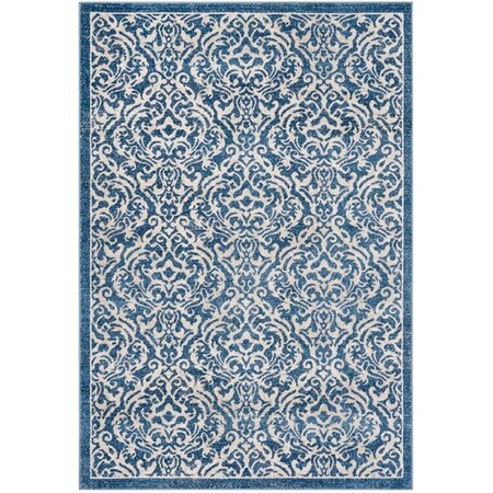 Safavieh 4 x 6 ft. Brentwood 810N Power Loomed Rectangle Area Rug Navy & Cream BNT810N-4